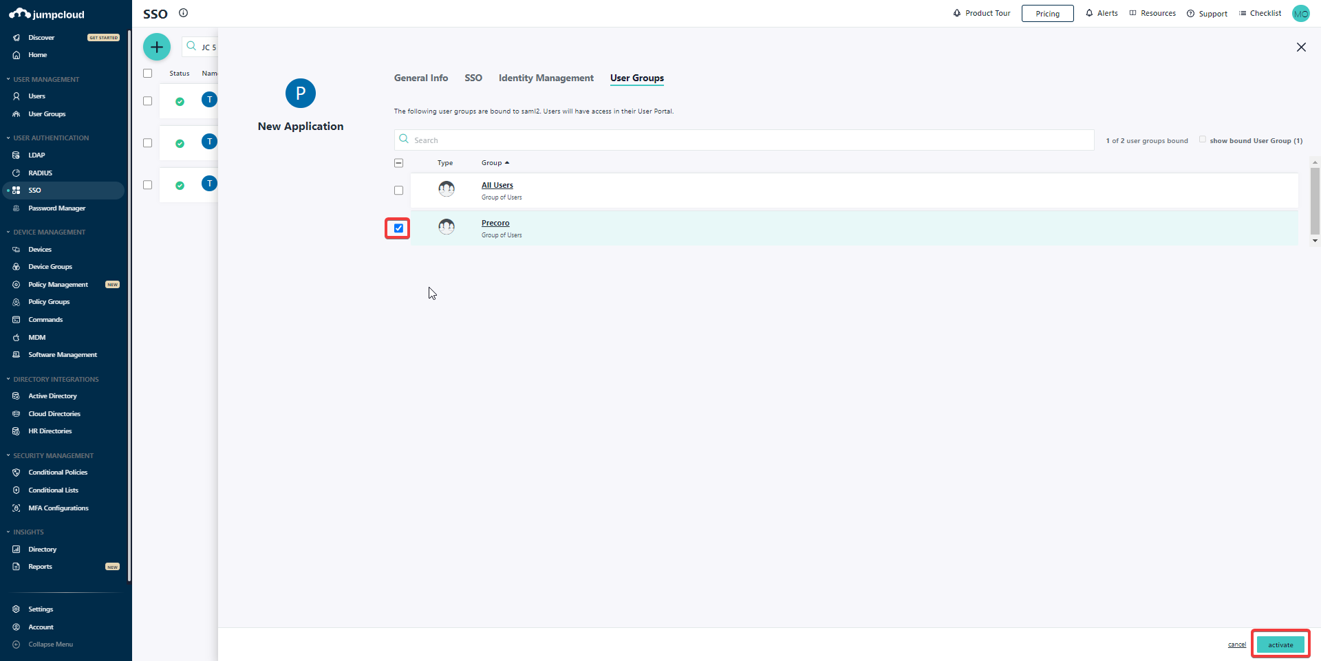 How To Set Up SSO With JumpCloud